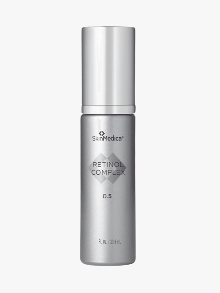 SkinMedica Age Defense Retinol Complex on a grey background