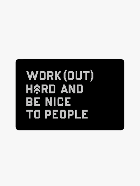 Barry's Gift Card in black variant on a light gray background